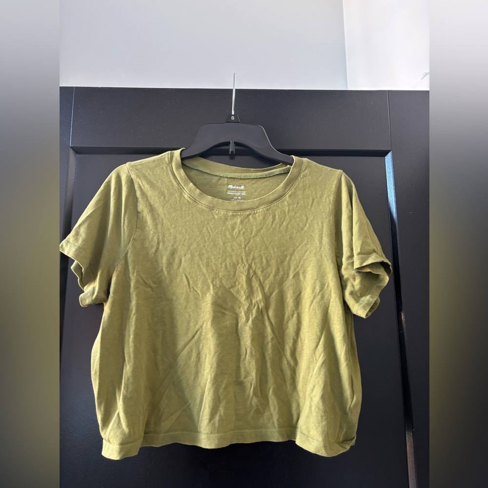 Madewell Boxy-Crop Tee